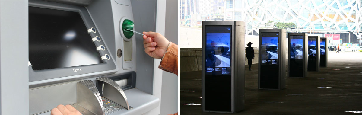 ATM kiosk moving services